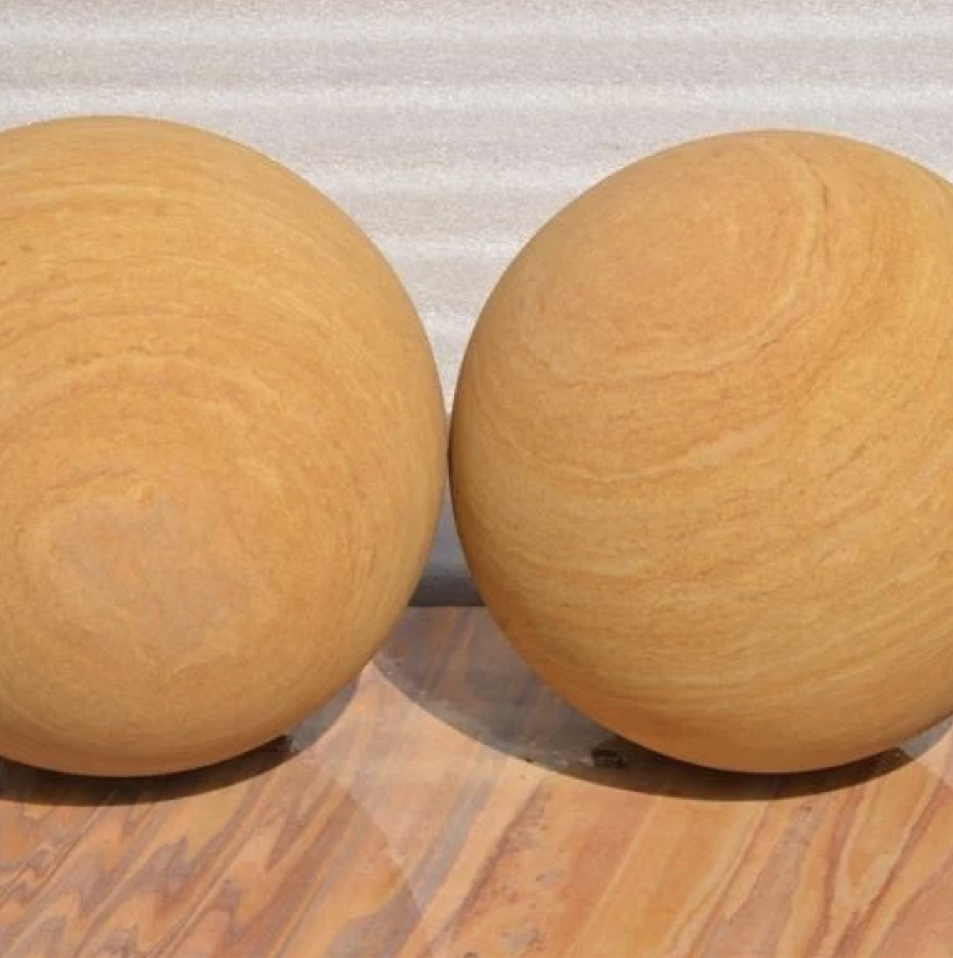 Sphères Décoratives Teak Wood